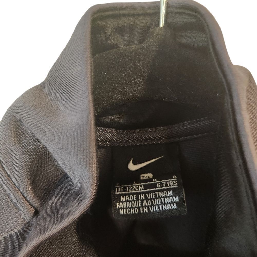 NIKE boys track suit jacket size large 7 blue black - Picture 4 of 4